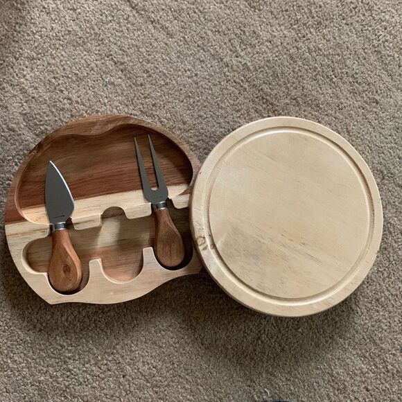 Toscana Cheeseboard And Tools Set-Spatula Missing - Picture 2 of 7